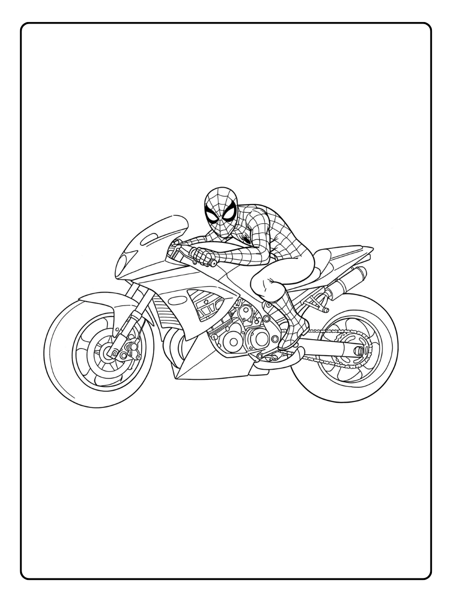 spiderman motorrad ausmalbild (12)