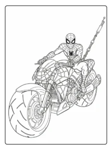 spiderman motorrad ausmalbild (3)