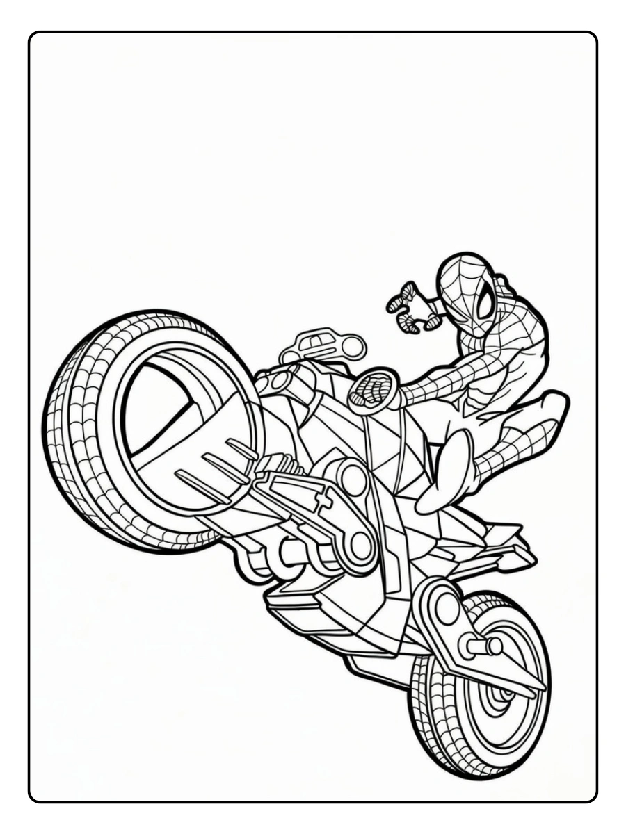 spiderman motorrad ausmalbild (9)