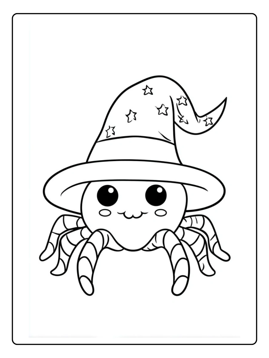 spinne ausmalbild (10)