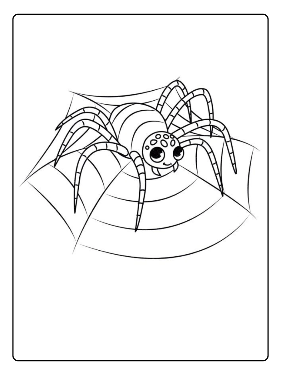 spinne ausmalbild (12)