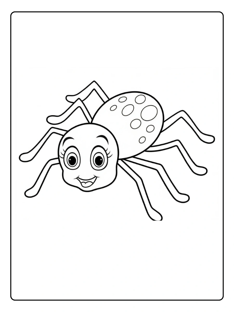 spinne ausmalbild (13)