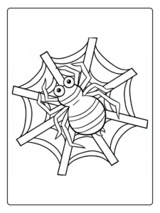 spinne ausmalbild (5)