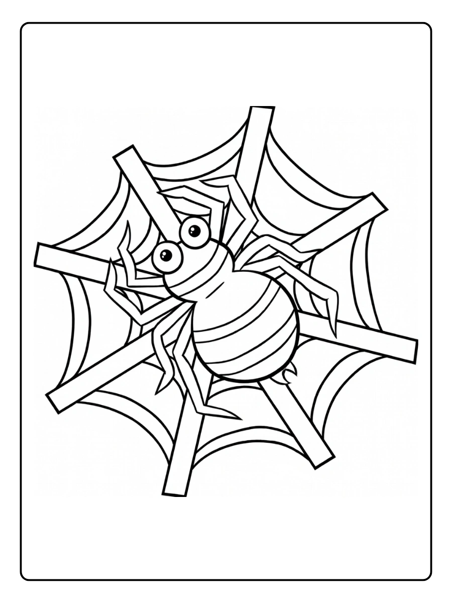 spinne ausmalbild (5)