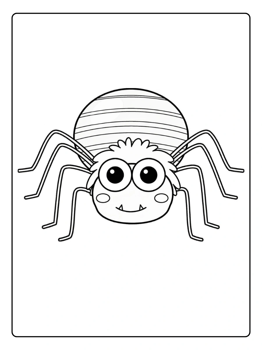 spinne ausmalbild (6)