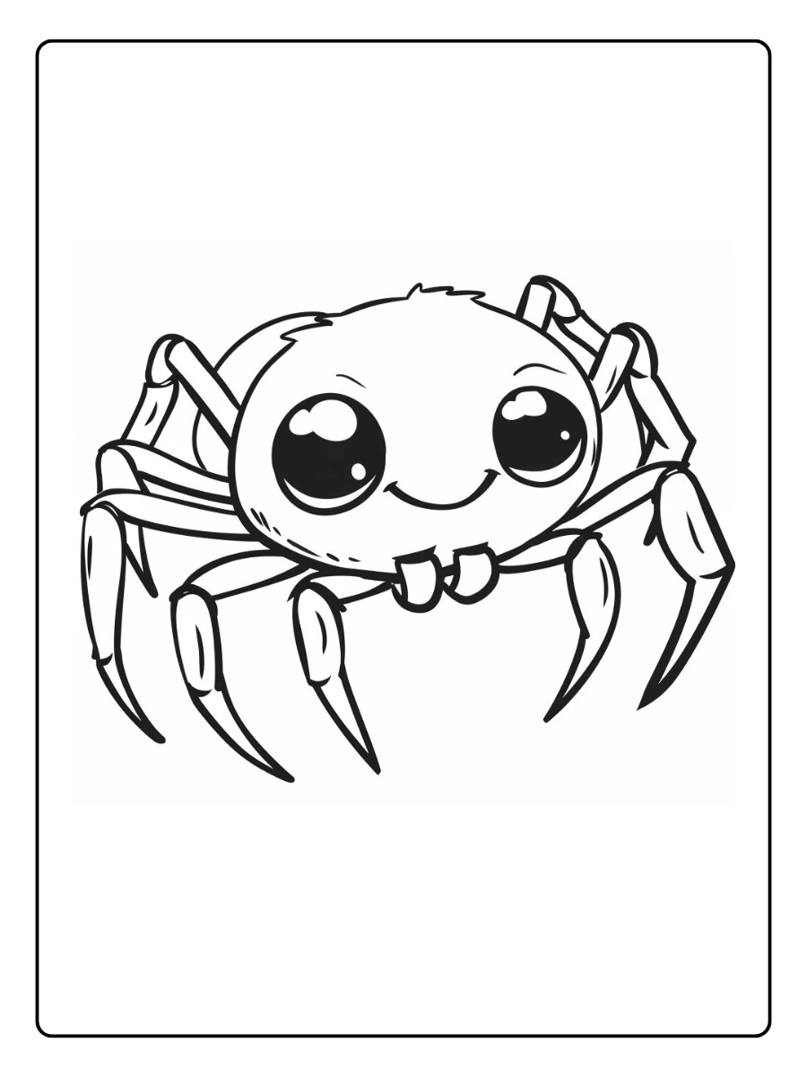 spinne ausmalbild (8)