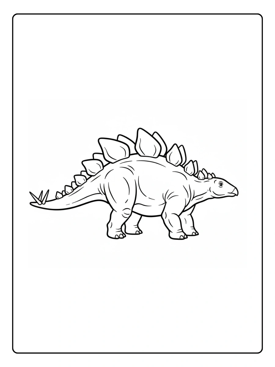 stegosaurus ausmalbild (2)