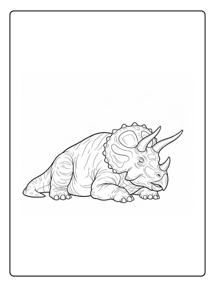 triceratops ausmalbild (1)