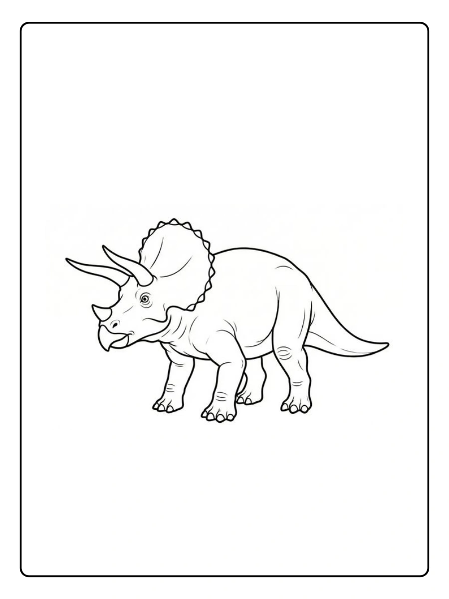 triceratops ausmalbild (2)