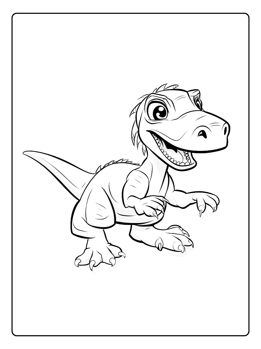 velociraptor ausmalbild (10)