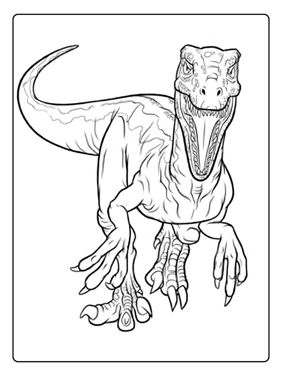 velociraptor ausmalbild (12)