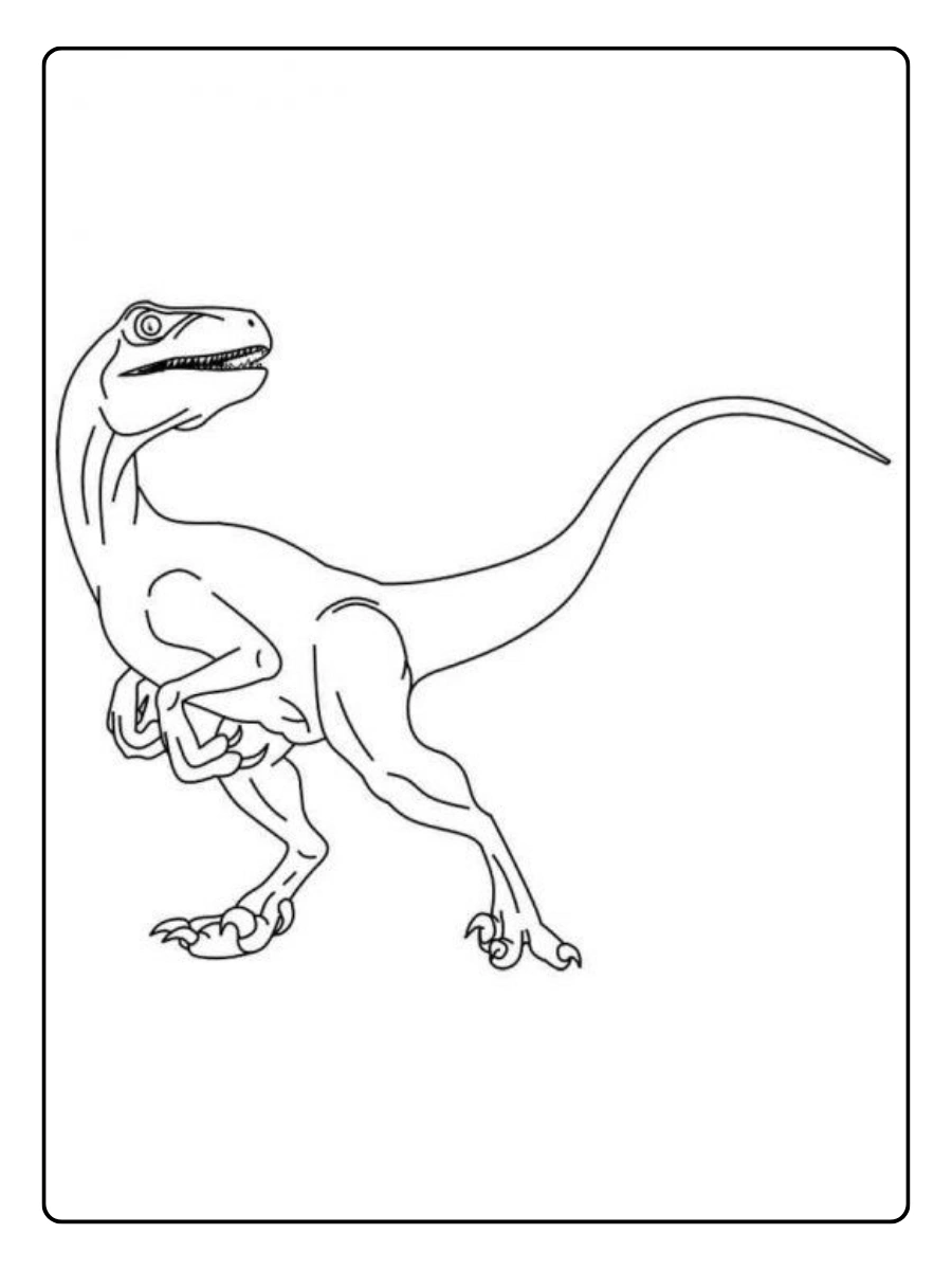 velociraptor ausmalbild (2)