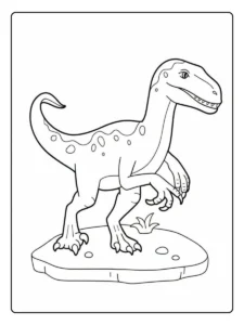 velociraptor ausmalbild (4)