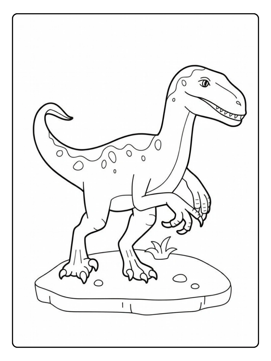 velociraptor ausmalbild (4)