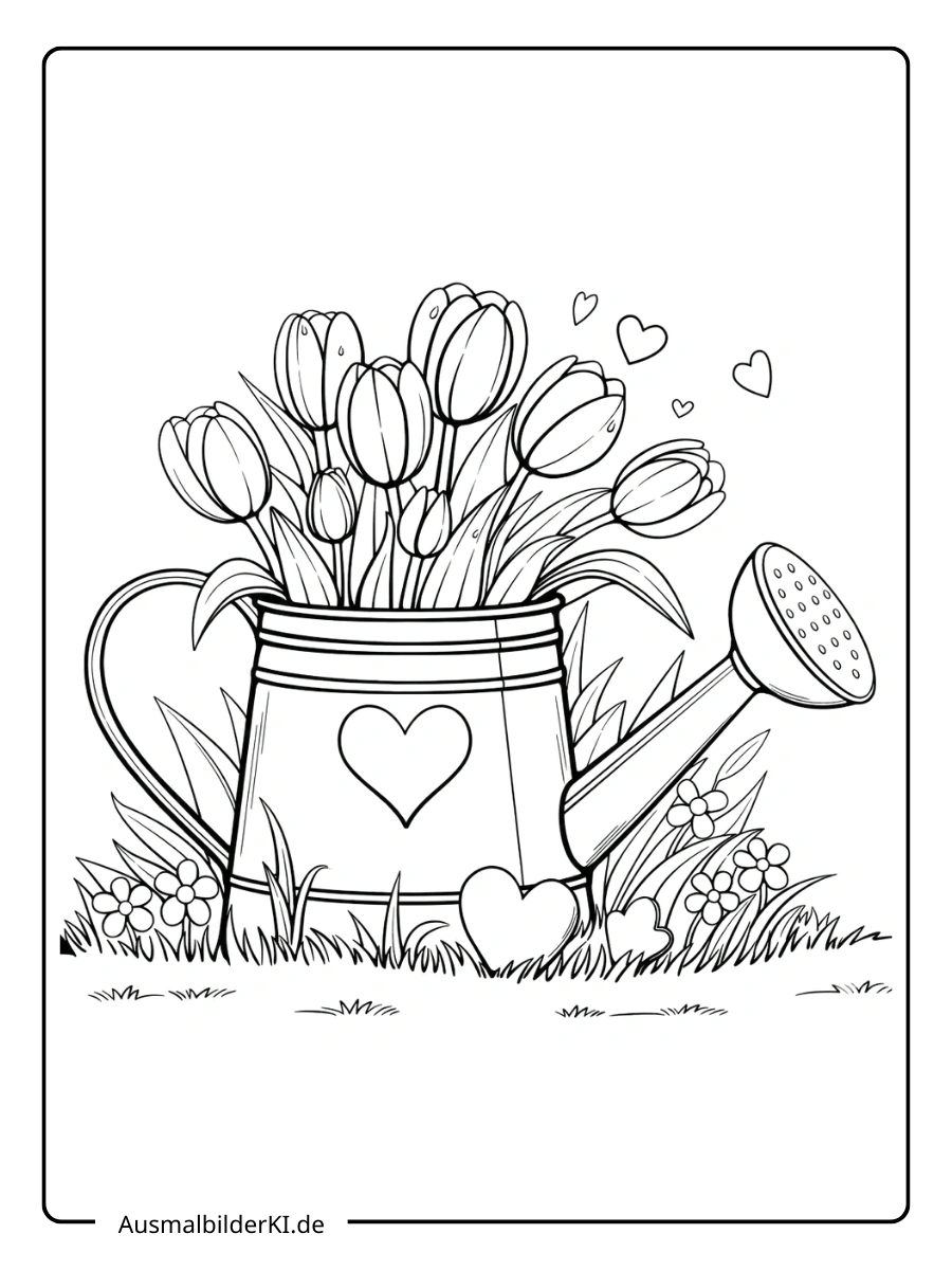 Tulpen Ausmalbilder (20)