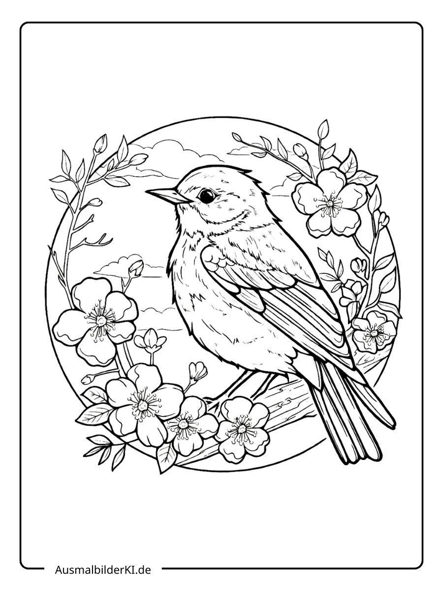ausmalbild frühling tiere (3)