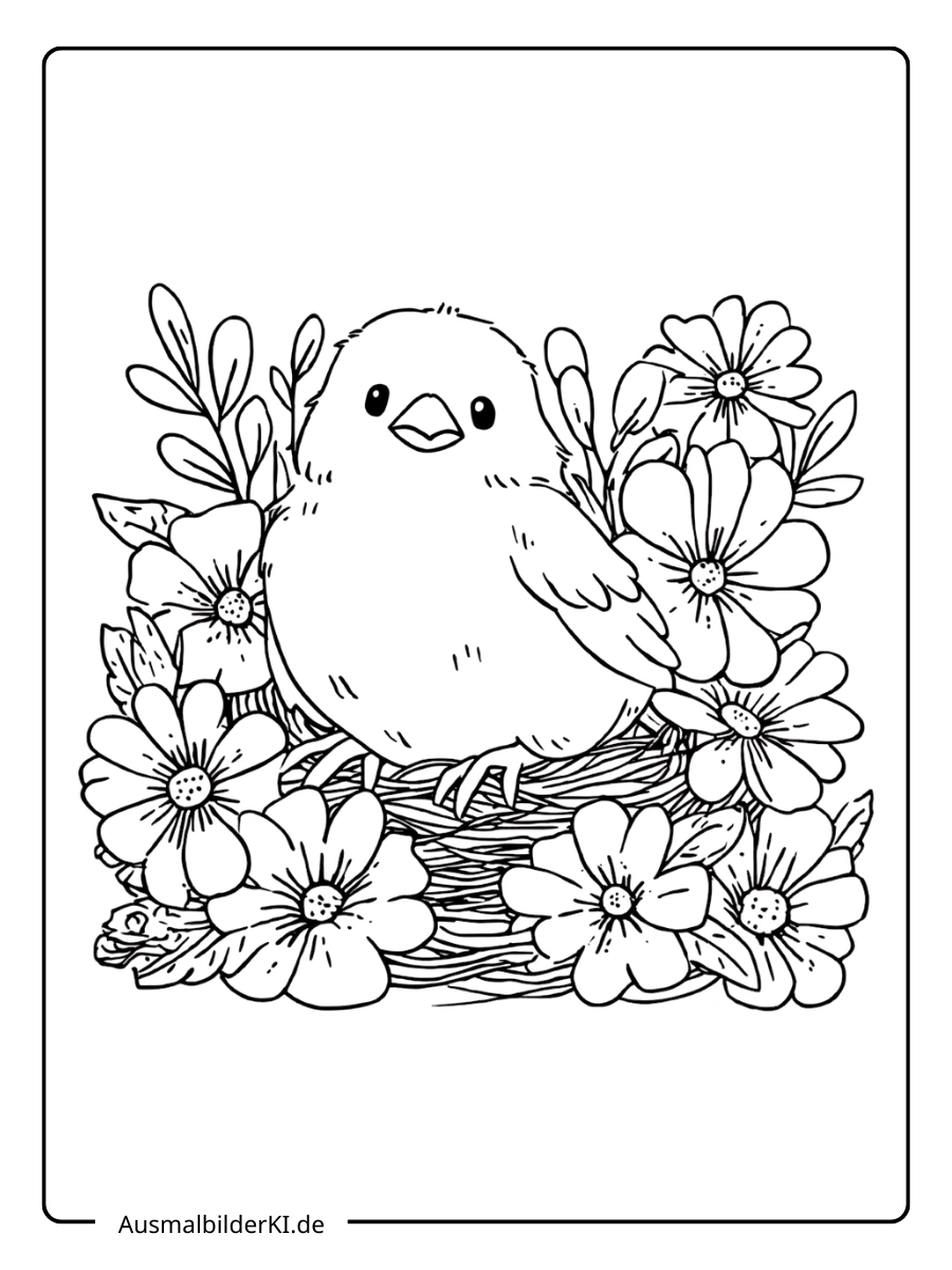 ausmalbild frühling tiere (7)