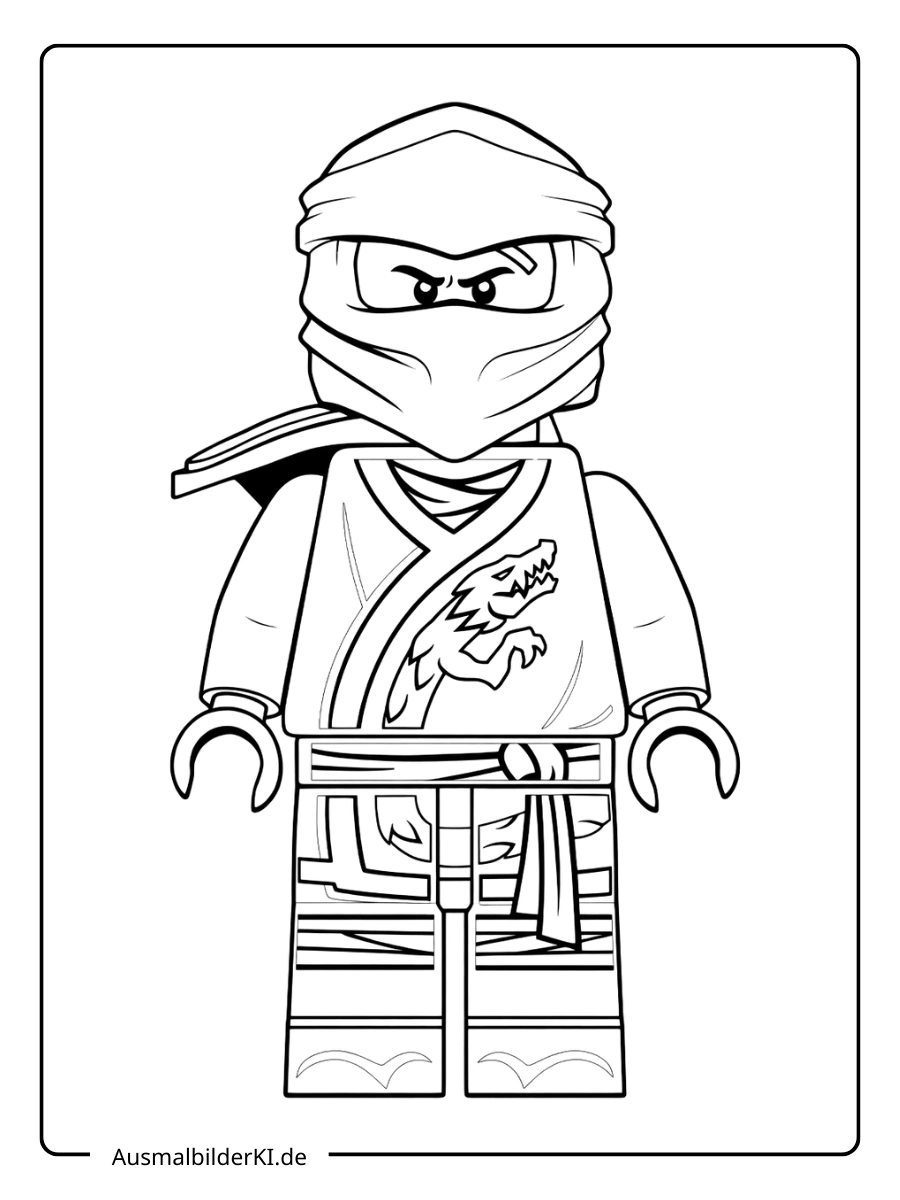 ausmalbild ninjago kai (3)