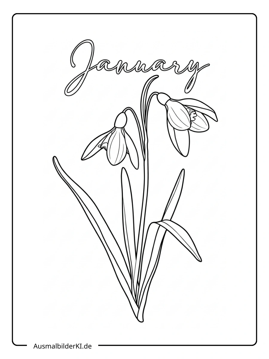 ausmalbild schneeglöckchen (10)