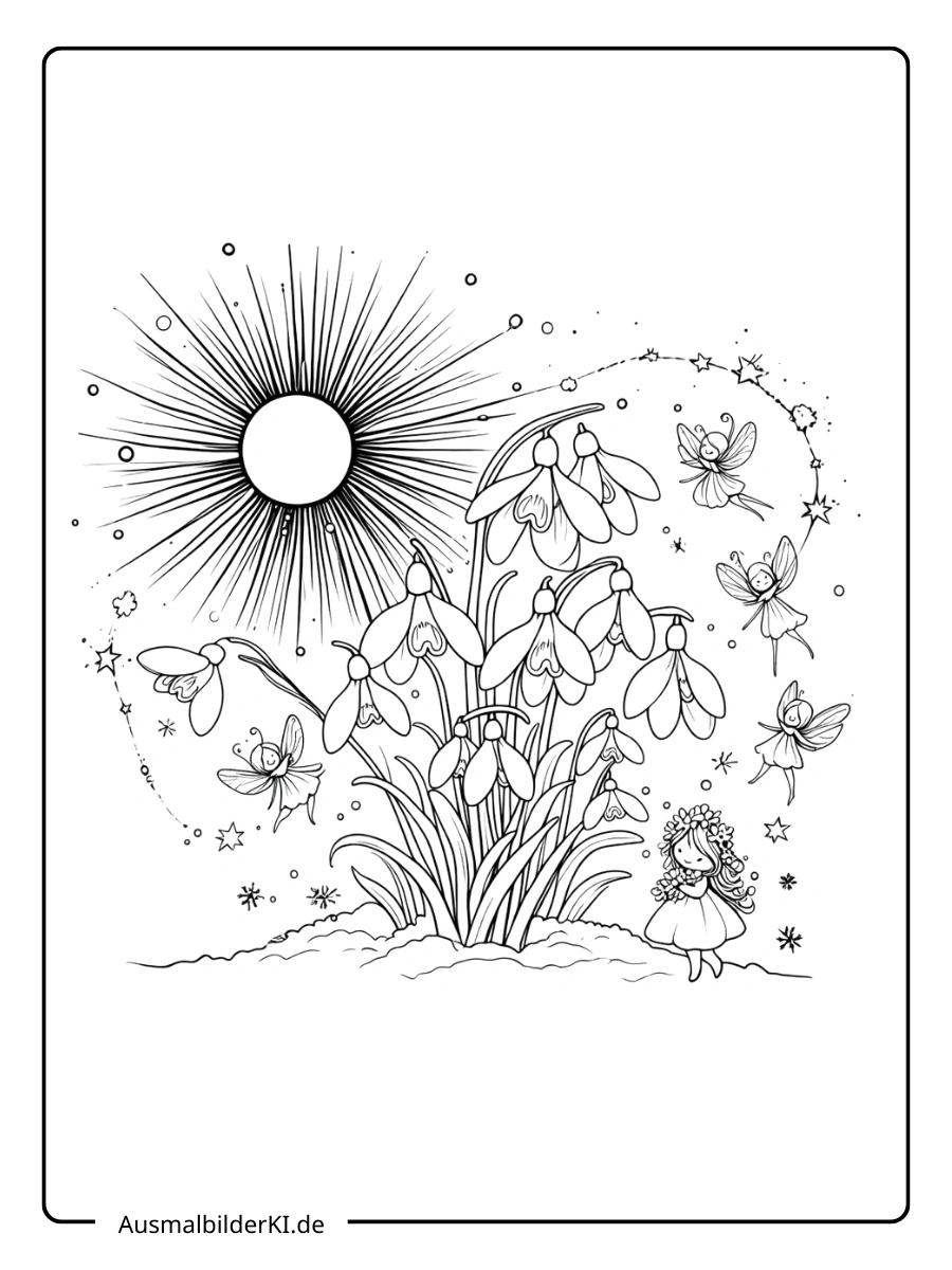 ausmalbild schneeglöckchen (12)