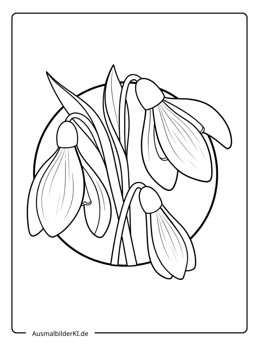 ausmalbild schneeglöckchen (6)