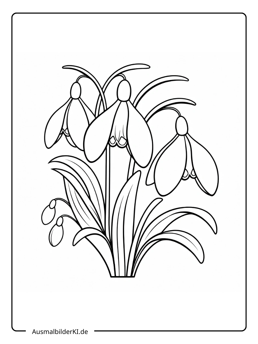 ausmalbild schneeglöckchen (8)