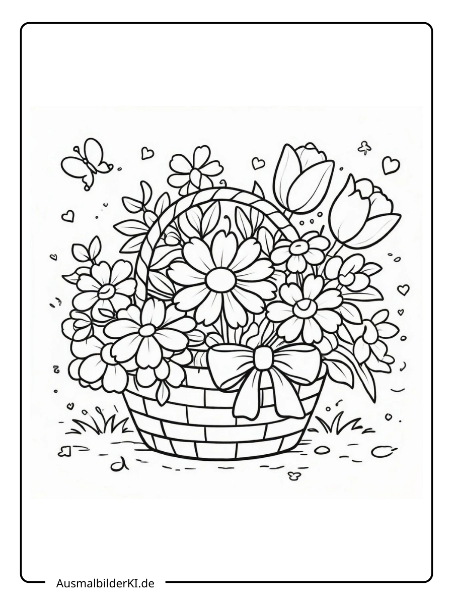 blumen ausmalbilder frühling (2)