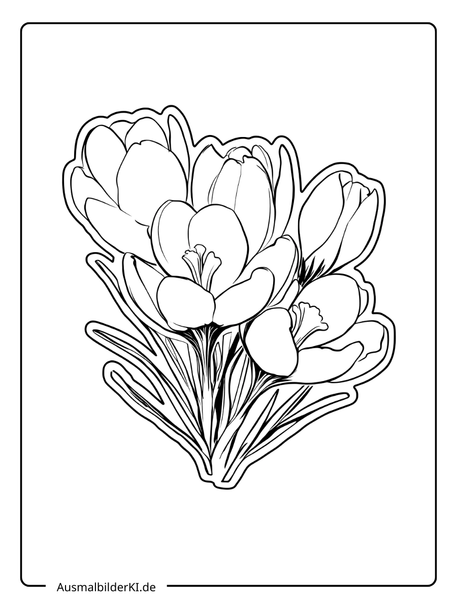 krokus ausmalbild (10)