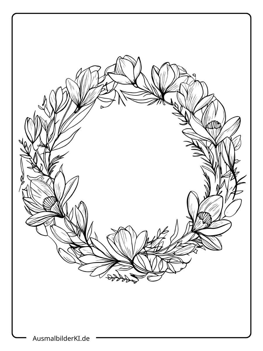krokus ausmalbild (11)