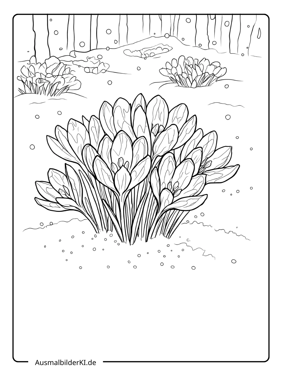 krokus ausmalbild (8)